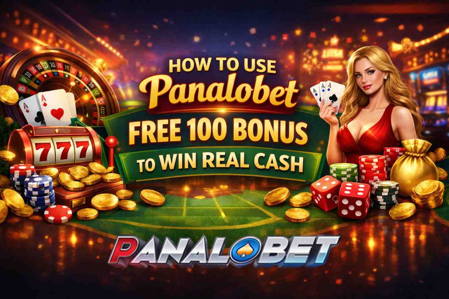 How to Use Panalobet Free 100 Bonus to Win Real Cash